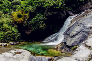 La Piscina de las 7 dragonas de la Montaña Cangshan