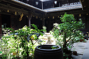 patio del Museo de Medicina China de Hu Qingyu Farmacia