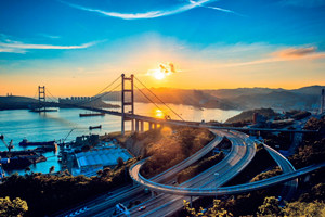 Puente Tsing Ma de Hong Kong