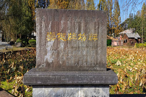 escultura de piedra de Grupo de los Arcos Conmemorativos