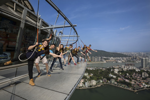 Camina en el aire de la Torre de Macao