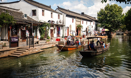 12 días Viajes de Lujo a China Pueblo de Agua Zhujiajiao