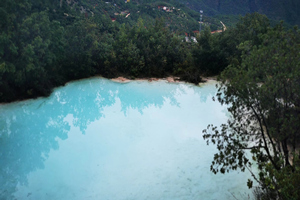 lago celestial de la Terraza de Baishui