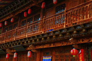 Templo Antiguo Zhongdian del Lago Napa