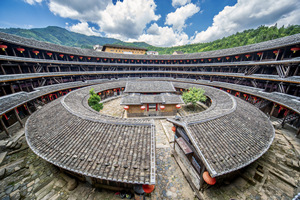 edificio Jiqing del Chuxi Tulou de Fujian