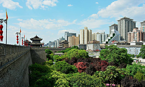 13 días Viajes a China Todo Incluido Muralla de la Ciudad Antigua de Xi’an