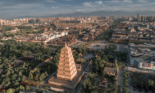 18 días Viajes al Tíbet Gran Pagoda del Ganso Salvaje