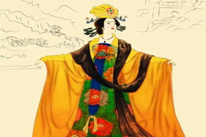 Wu Zetian de la Tumba Qianling