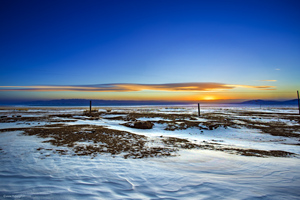 Amanecer del Lago Qinghai