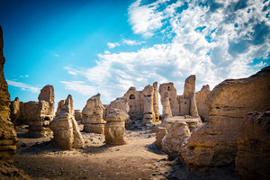 Estado actual de las Ruinas de Jiaohe