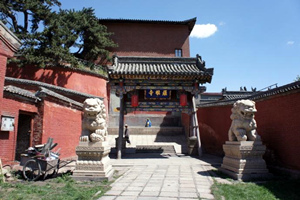 Templo de Luohou del Área Escénica del Monte Wutai