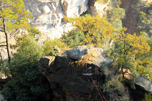 Escalada de Doble Tortuga de Área Escénica de Yuanjiajie