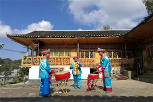 Tambor de tres palos del Parque Forestal Nacional de Zhangjiajie