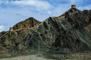 Gran Muralla en Voladizo de la Fortaleza de Jiayuguan