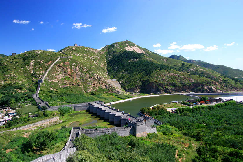 panorama de la Gran Muralla de Jiubeikou