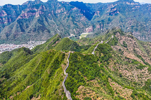 panorama de la Gran Muralla de Shuiguan