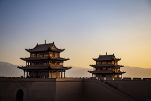 Puerta Rouyuan de la Fortaleza de Jiayuguan