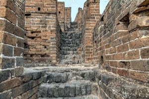 Ladrillos azules de la Gran Muralla