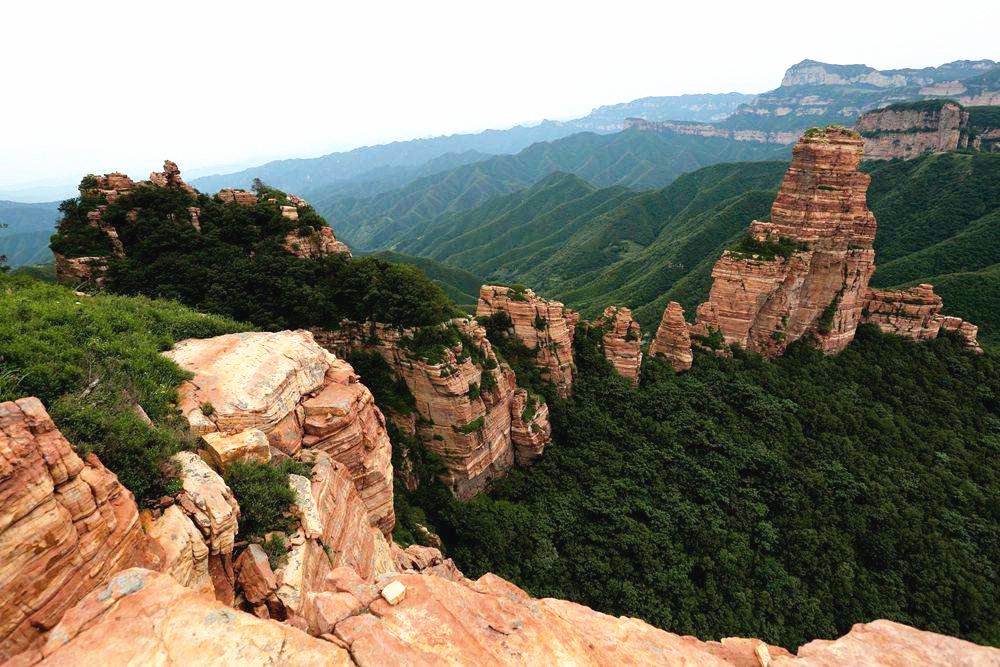 The Aerial View,Zhangshiyan Scenic Area