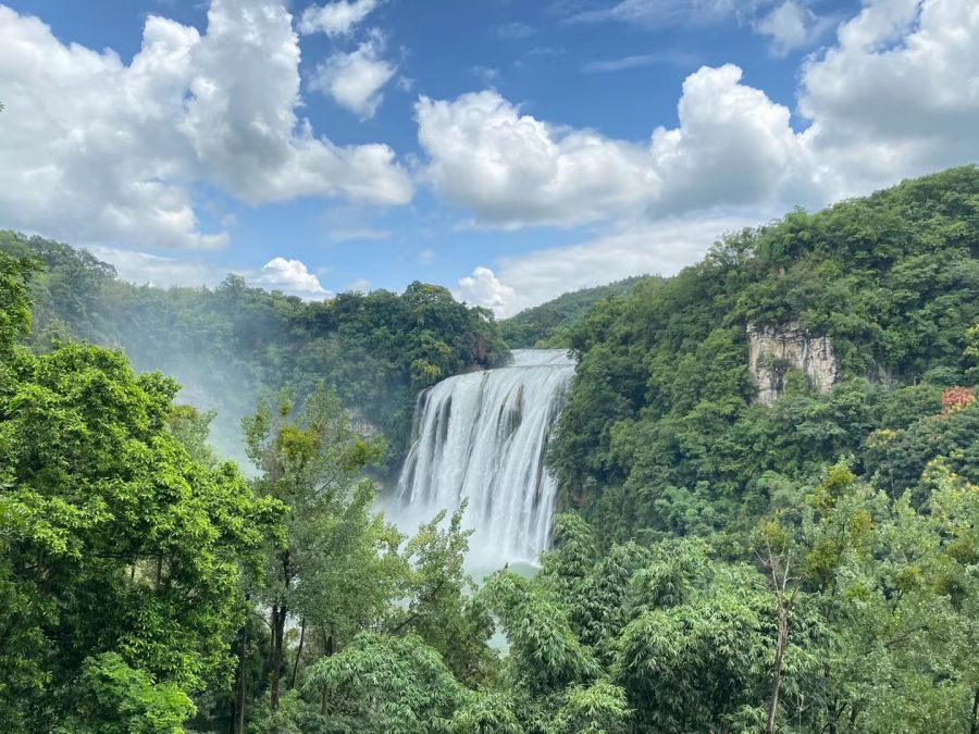 The Beautiful Scenery,Huangguoshu Waterfall