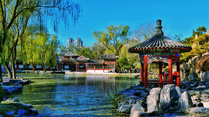 Lake View of Temple of the Sun