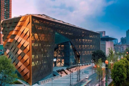 The Main Entrance，Chengdu Museum