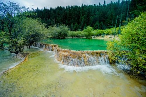 Huanglonggou Valley，Huanglong Scenic Area