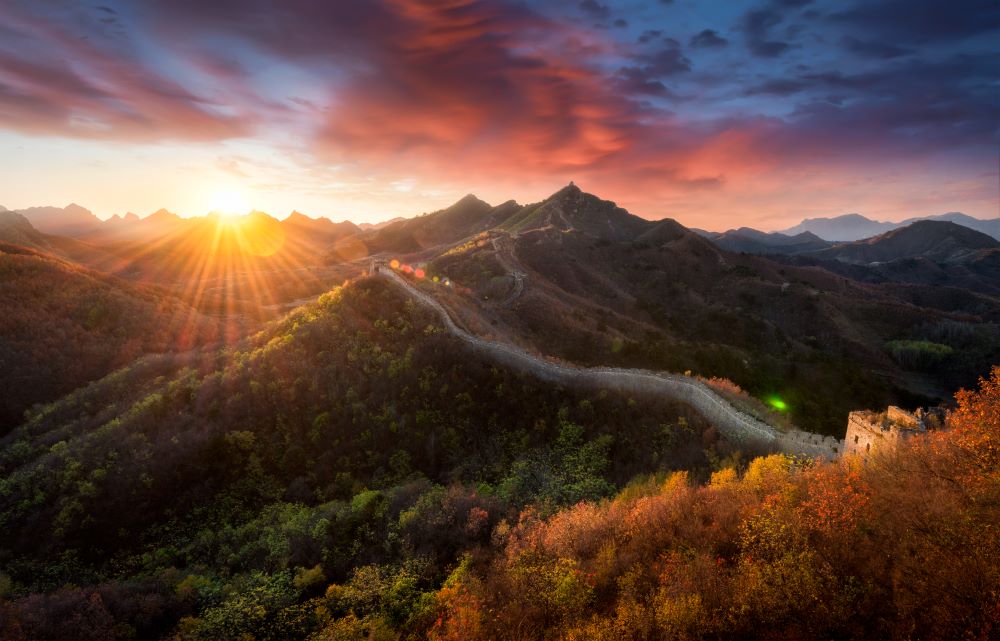 The Great Wall at Dusk