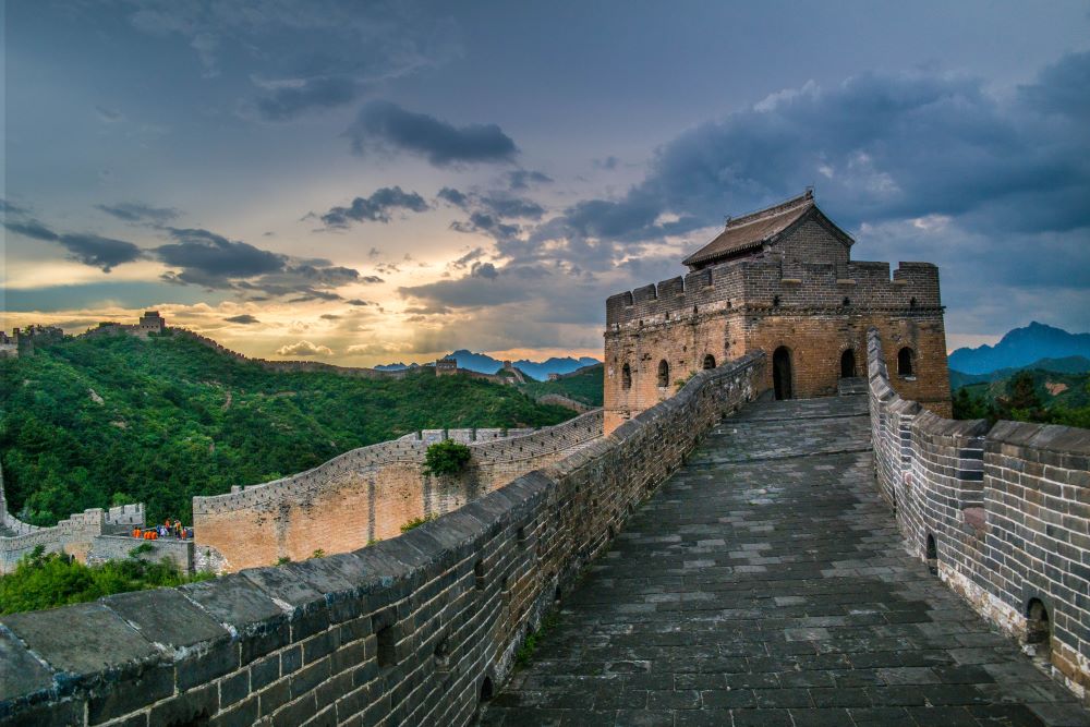 Standing on the Great Wall