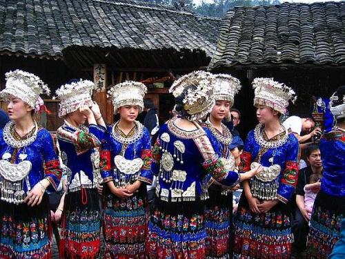 Miao Girls，Miao Minority