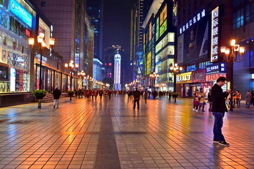 Pedestrian Street, Jiefangbei Square