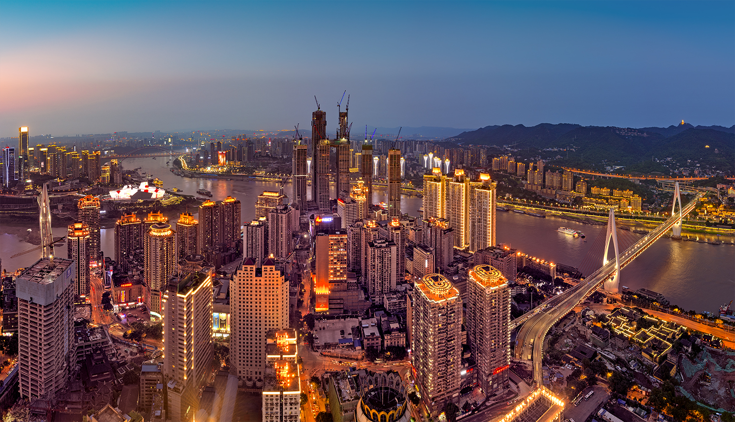 Night Scene of Chongqing, Jiefangbei Square