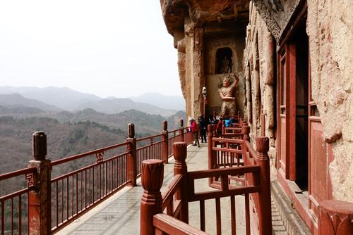 Cave No.135,Maiji Mountain Grottoes 