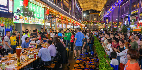 Waimao Road Food Street, Sanya Bay