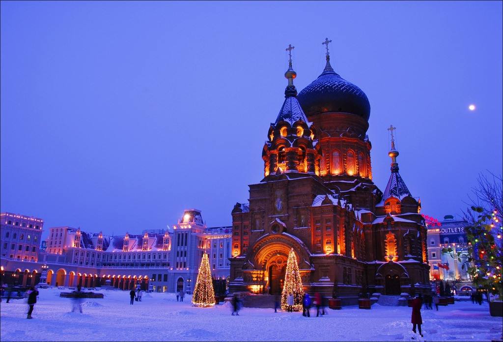 The Night Scene，Saint Sophia Cathedral