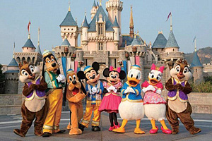 Cartoon Characters,Hong Kong Disneyland