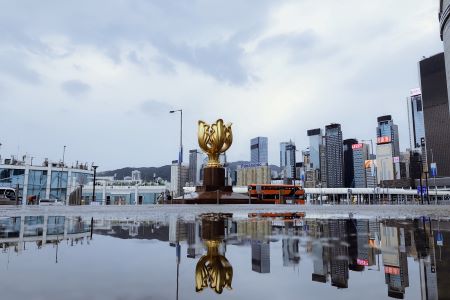 ​​​​​​Golden Bauhinia Square，Victoria Harbour