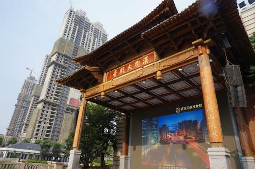 Han Street Drama Stage,Chu River and Han Street