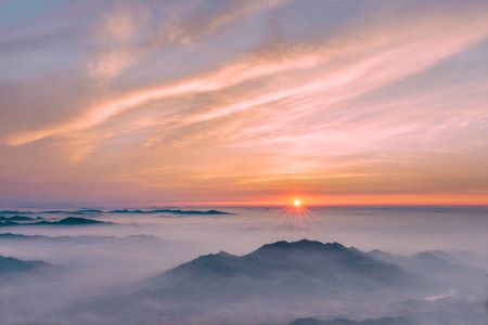 Sunrise of Mount Taishan，Mount Taishan