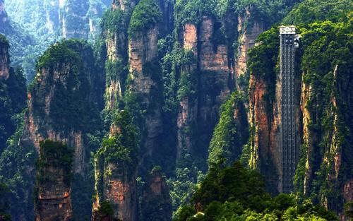 Bailong Elevators，Yuanjiajie