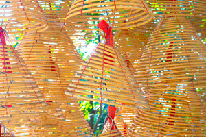 Incense in the Buddha Hall，A-Ma Temple