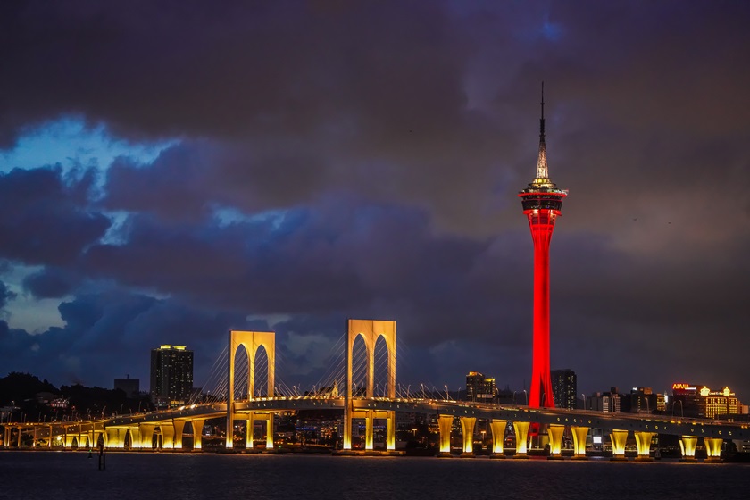 Night Scene,Macau Tower