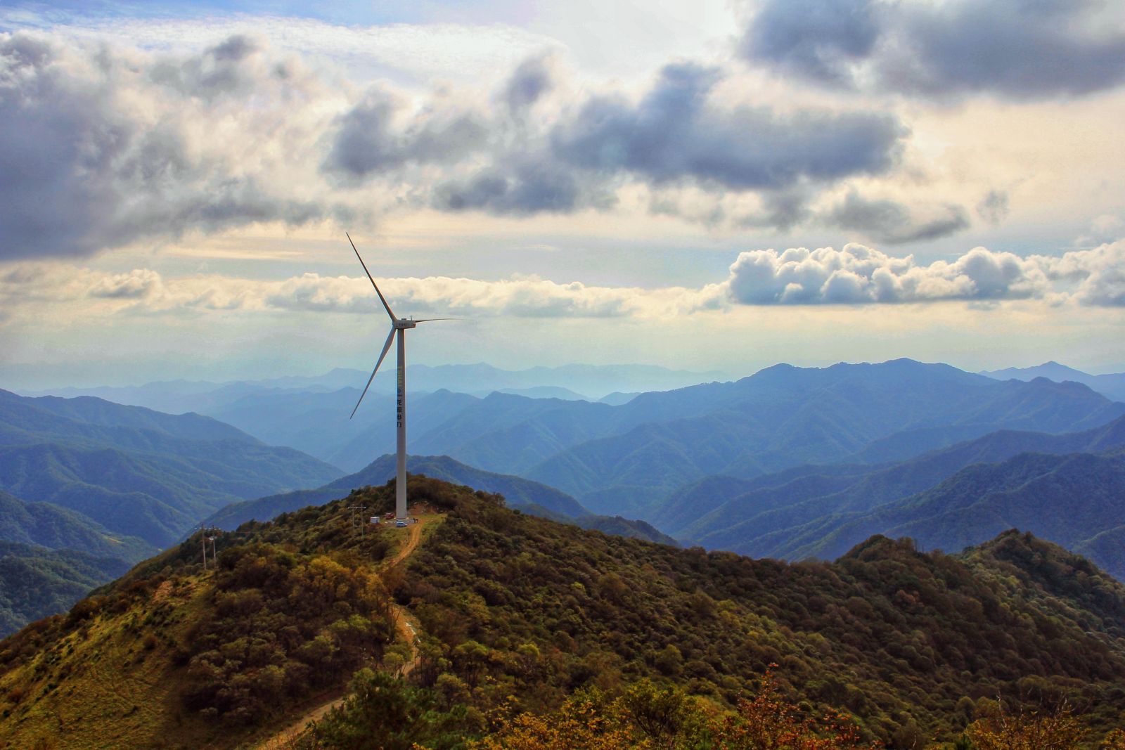 Wind-driven Generator，Qinling Mountains