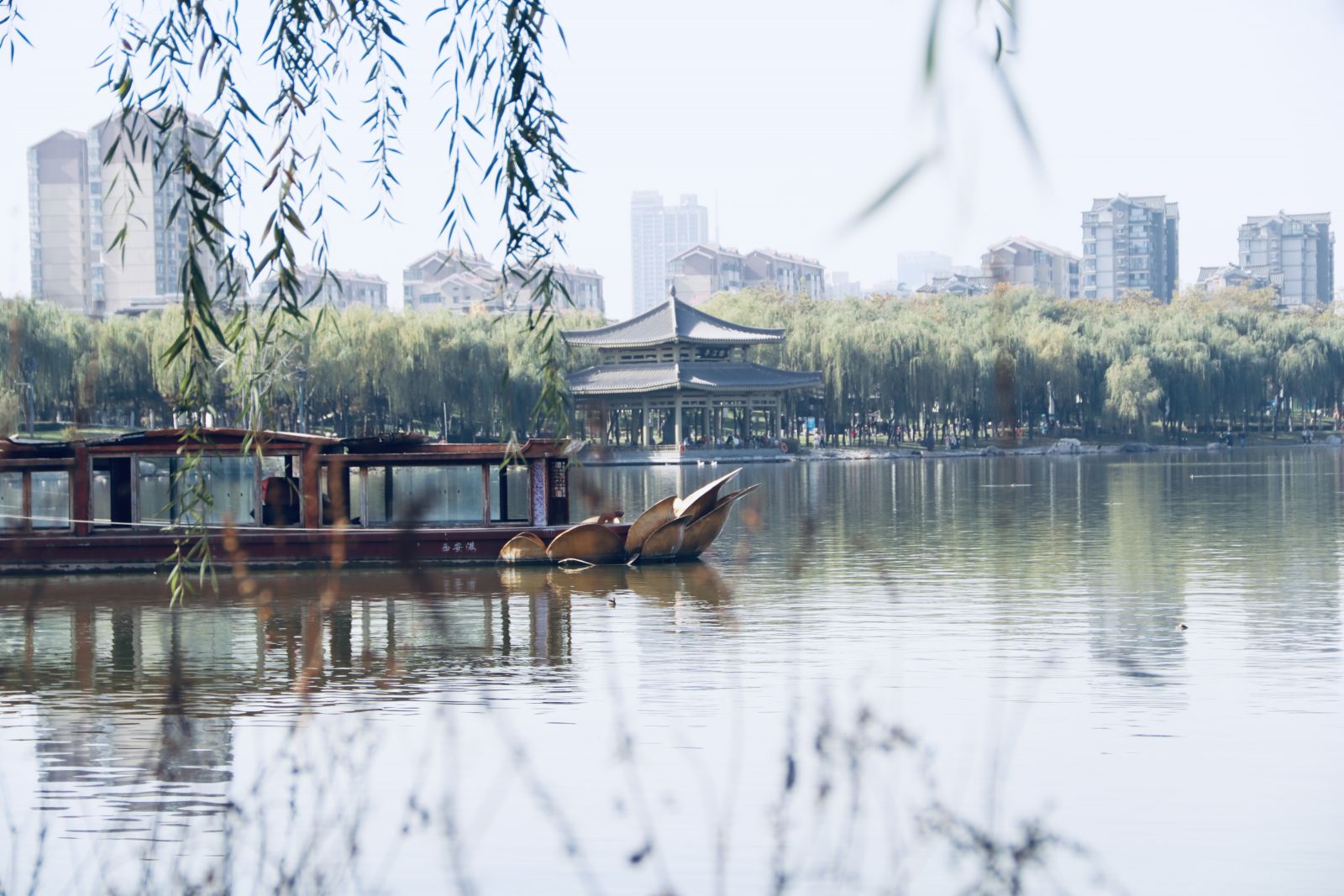 Lake Scenery，Qujiang Pool Park