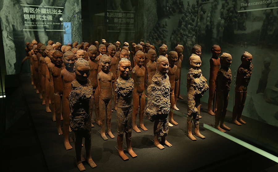 Figurine of Warrior, Yangling Mausoleum of Han Dynasty