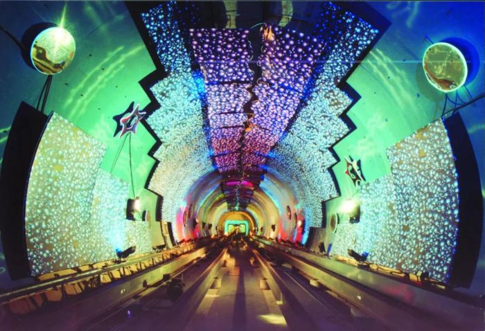 The Light Landscape,The Bund Sightseeing Tunnel