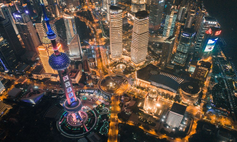 The Night Scene,Lujiazui