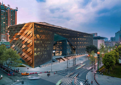 Chengdu Museum，Tianfu Square 