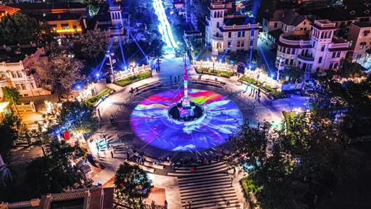 Colorful Night Scenery, Italian Street