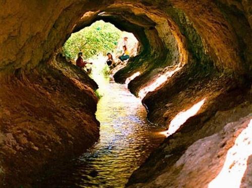 A culvert，The Karez Well System